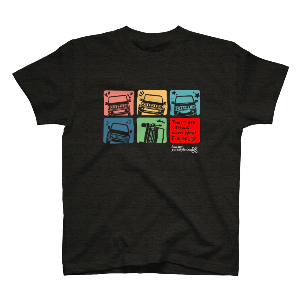 ユルスタ＠SUZURIのLJ10、やっちまった・BLACK｜ジムニー Jimny Regular Fit T-Shirt