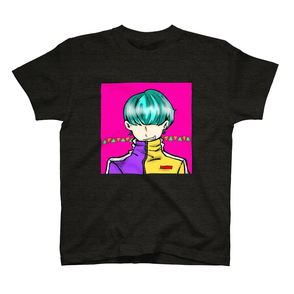 yurinfeのまえがみくん。 スタンダードTシャツ