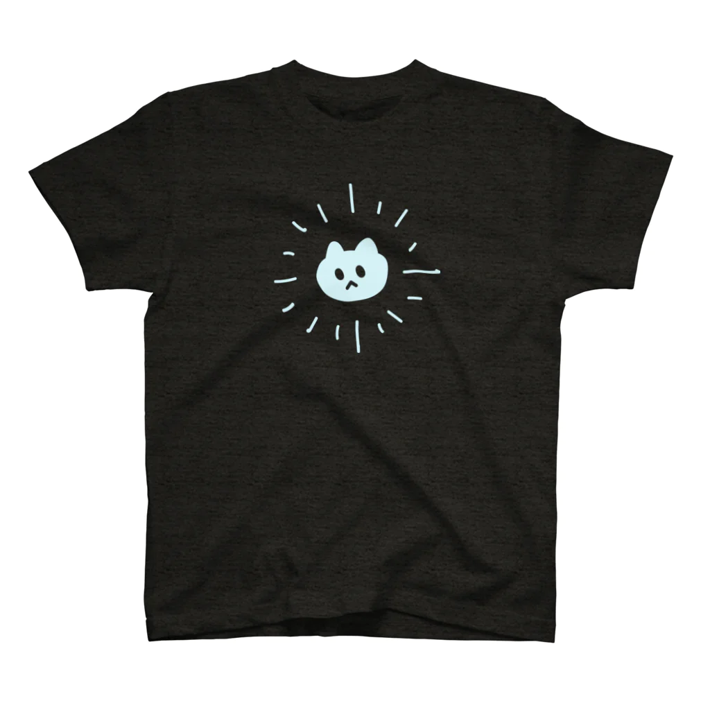 shoのサンシャイン猫ブルー スタンダードTシャツ