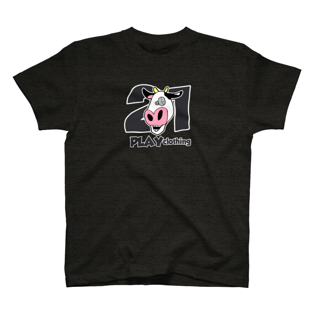 PLAY clothingのCRAZY COW type-A スタンダードTシャツ