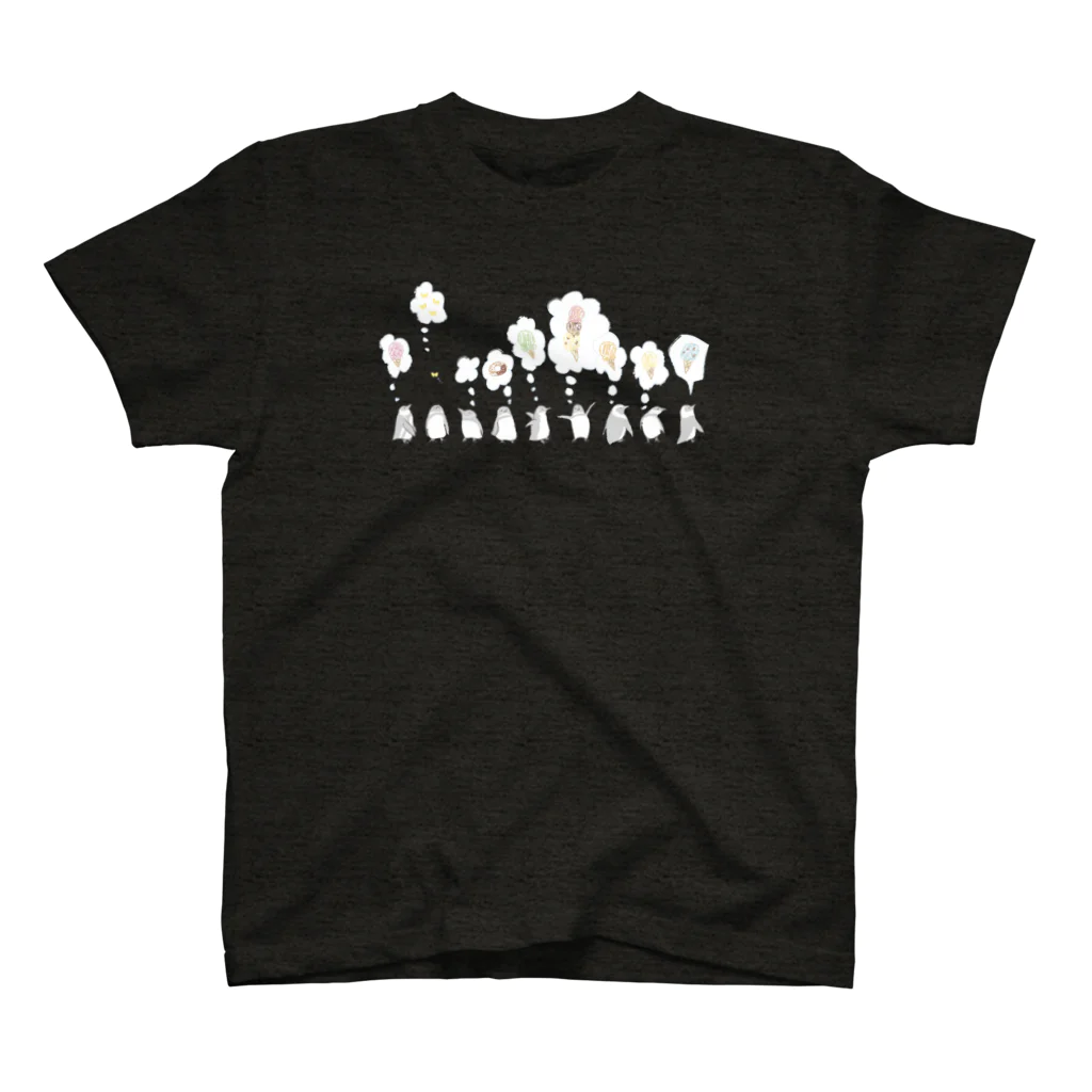 oyu♪のアイス屋さんに並ぶペンギン Regular Fit T-Shirt
