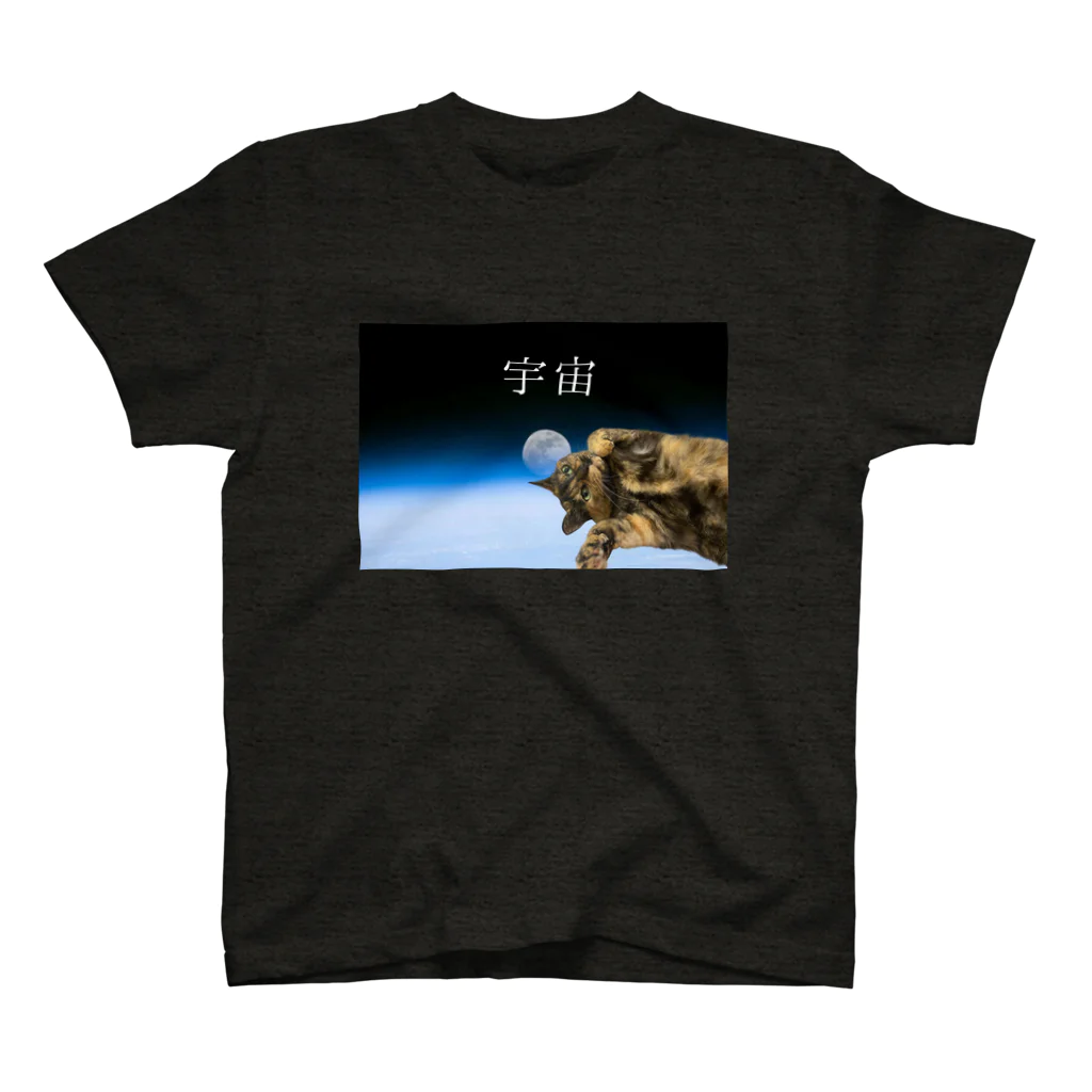 愛猫のグッズが欲しいの宇宙を意識するミーナさん Regular Fit T-Shirt