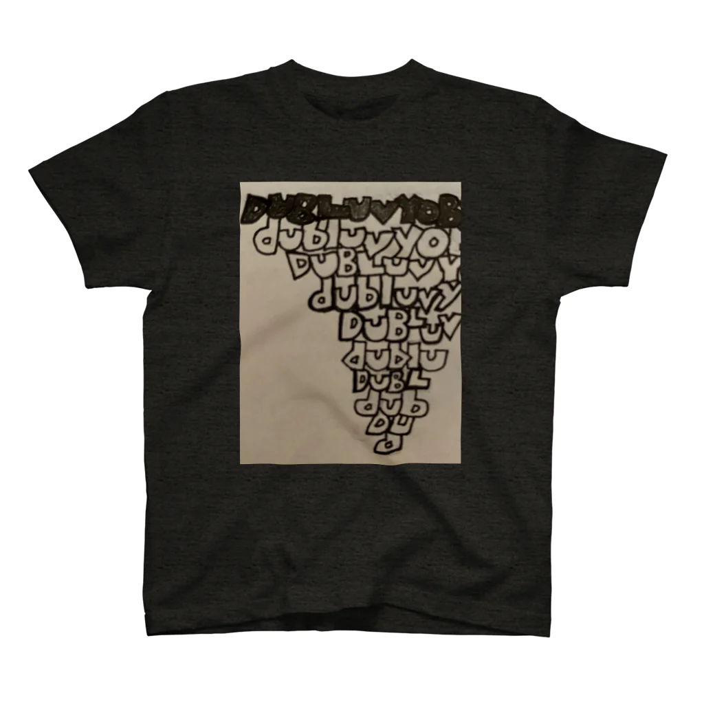 dubluvyobsダブラヴヨブス のdubluvyobs Upside Down Triangle スタンダードTシャツ