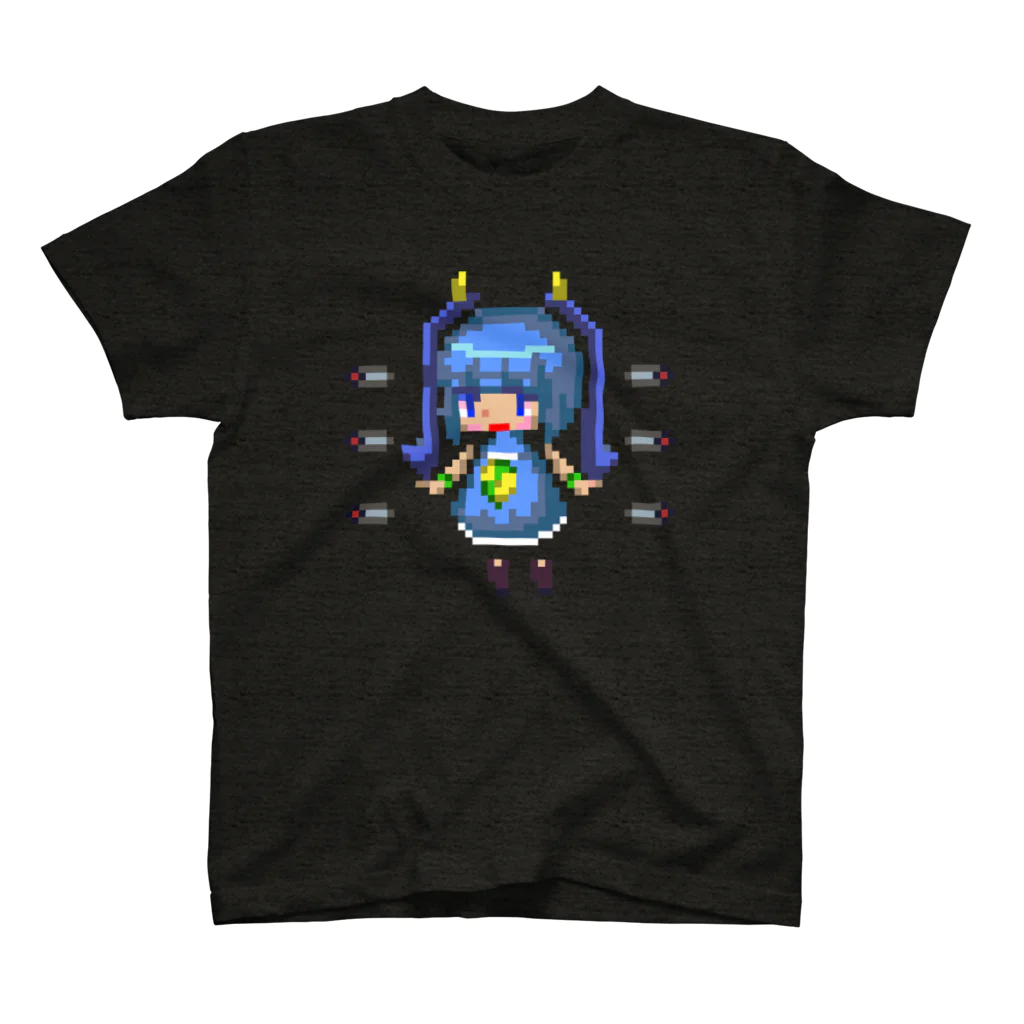 ねぎまぐろ屋のドット絵アリティちゃん スタンダードTシャツ