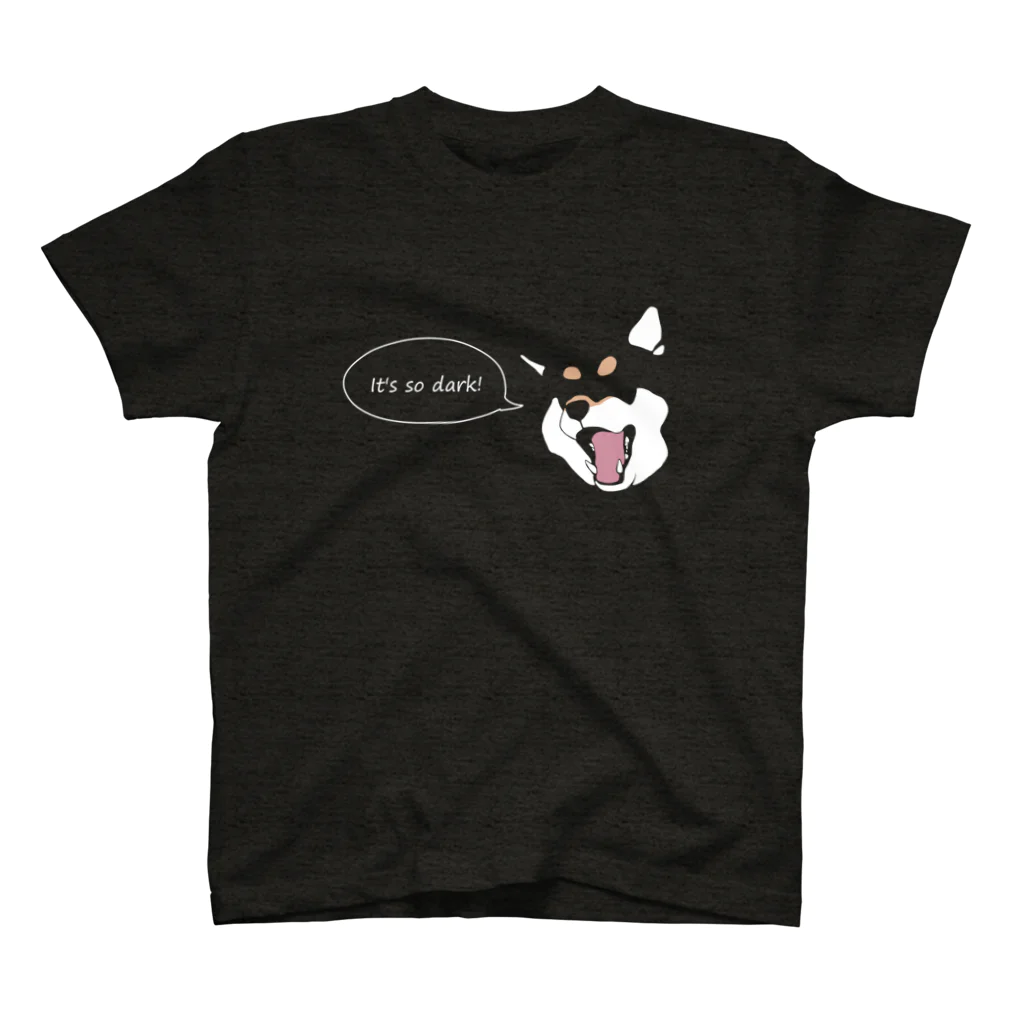 One Shibaの暗闇の黒柴ver.2 Regular Fit T-Shirt