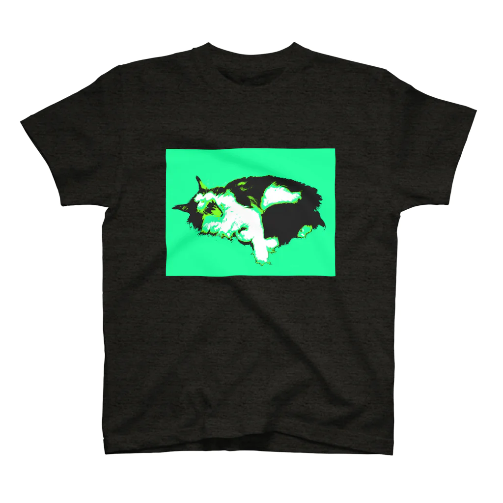 猫グッズ深谷にゃんにゃんのメインクーンあくび（猫） Regular Fit T-Shirt
