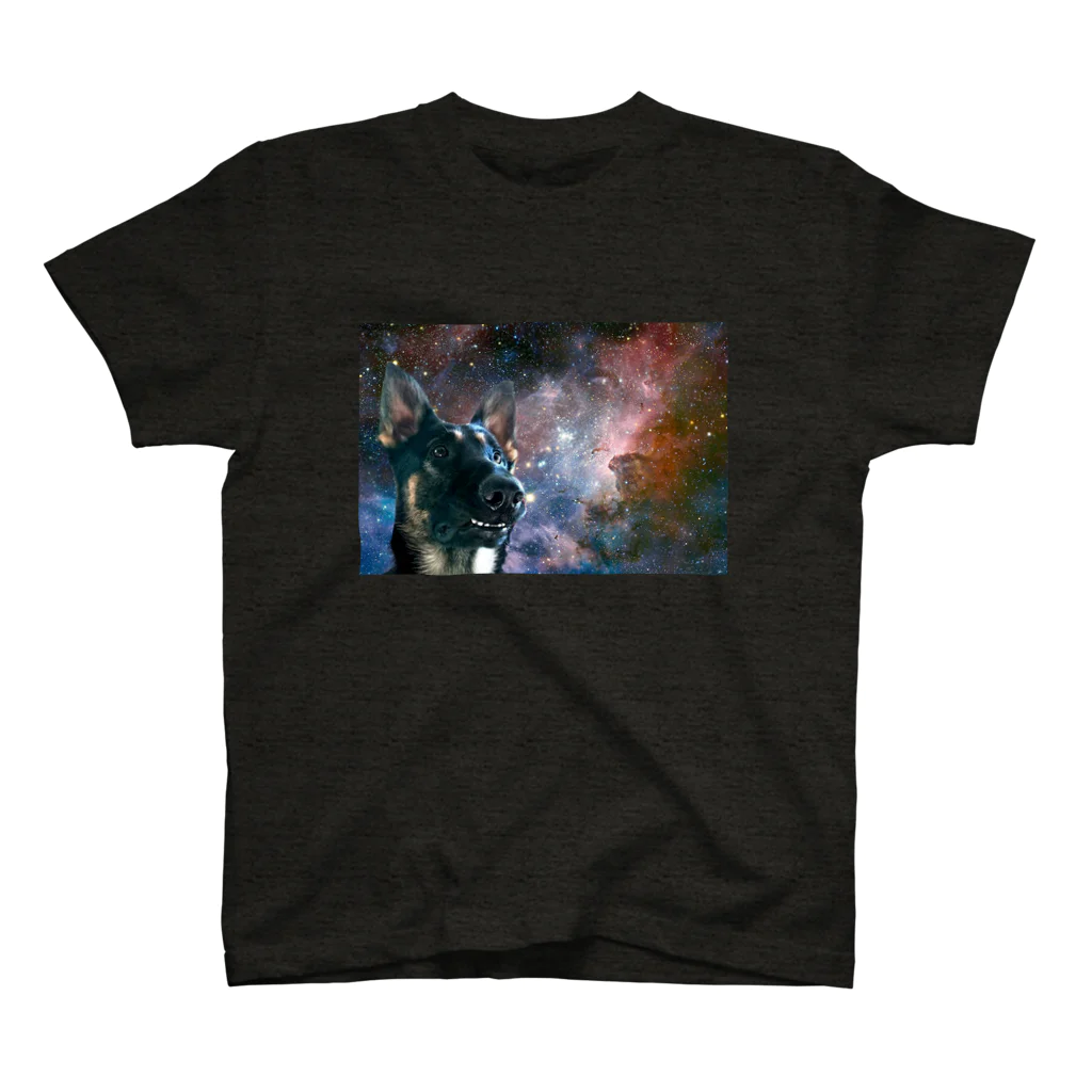 lotus_6のSpace German shepherd-MKⅡ Regular Fit T-Shirt