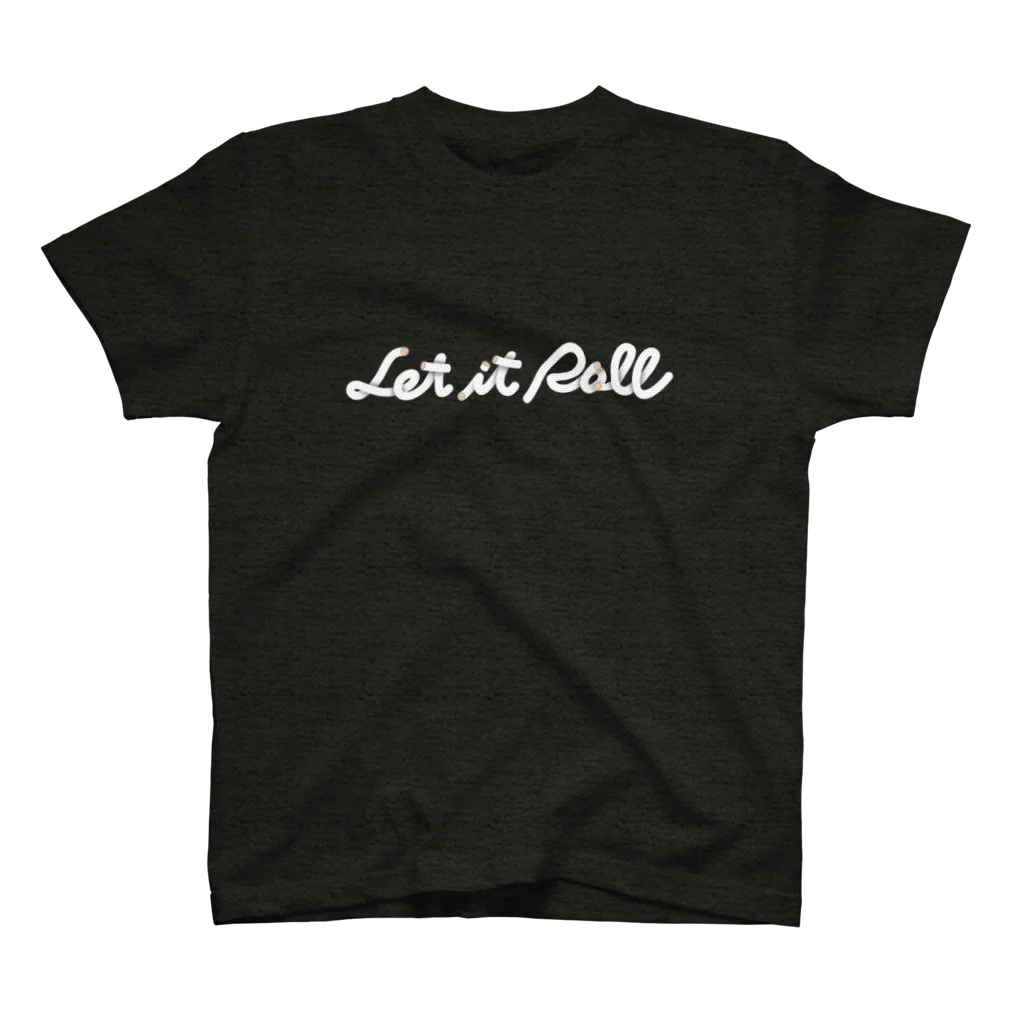 9bdesignのLet it Roll 巻寿司（裏巻き） Regular Fit T-Shirt