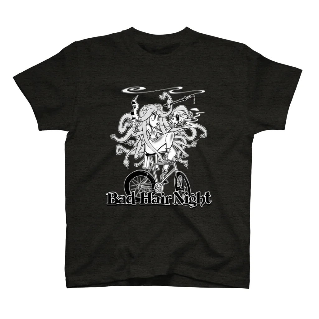 nidan-illustrationの“Bad Hair Night” スタンダードTシャツ