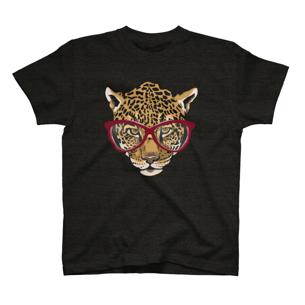 LaminaのLeopard×メガネ スタンダードTシャツ