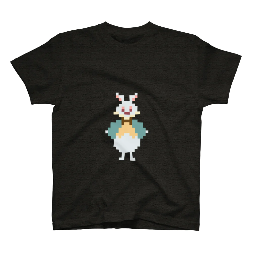 ■の国のアリスの■の国のアリス(White rabbit) Regular Fit T-Shirt