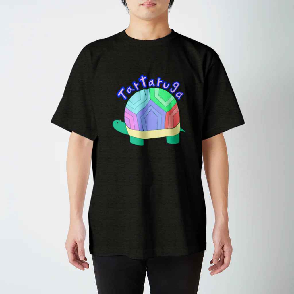 Secret gardenのカラフルカメさん Regular Fit T-Shirt