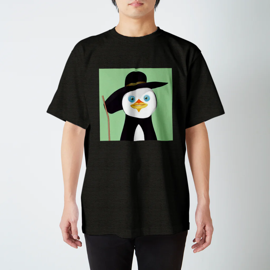 oonosaketenのＡＩ狂気のペンギン スタンダードTシャツ
