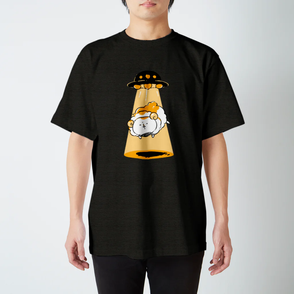 カクカクshopのキャトられひつじ Regular Fit T-Shirt