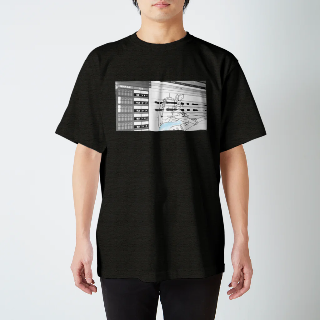 MOU COW COWのあだちさん(Mix) Regular Fit T-Shirt