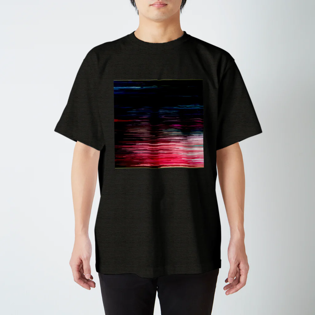 水草の夜の水面 スタンダードTシャツ