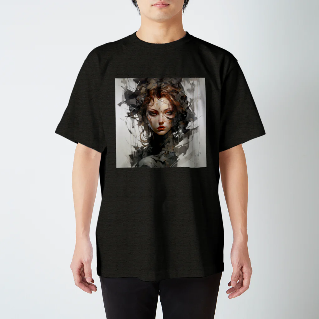 RYUJI-graphicsのAi-woman-1 スタンダードTシャツ