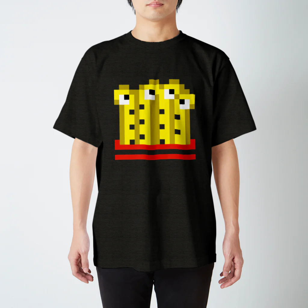 fuwarinrinのポケットペットくん ✰ チンアナゴ スタンダードTシャツ