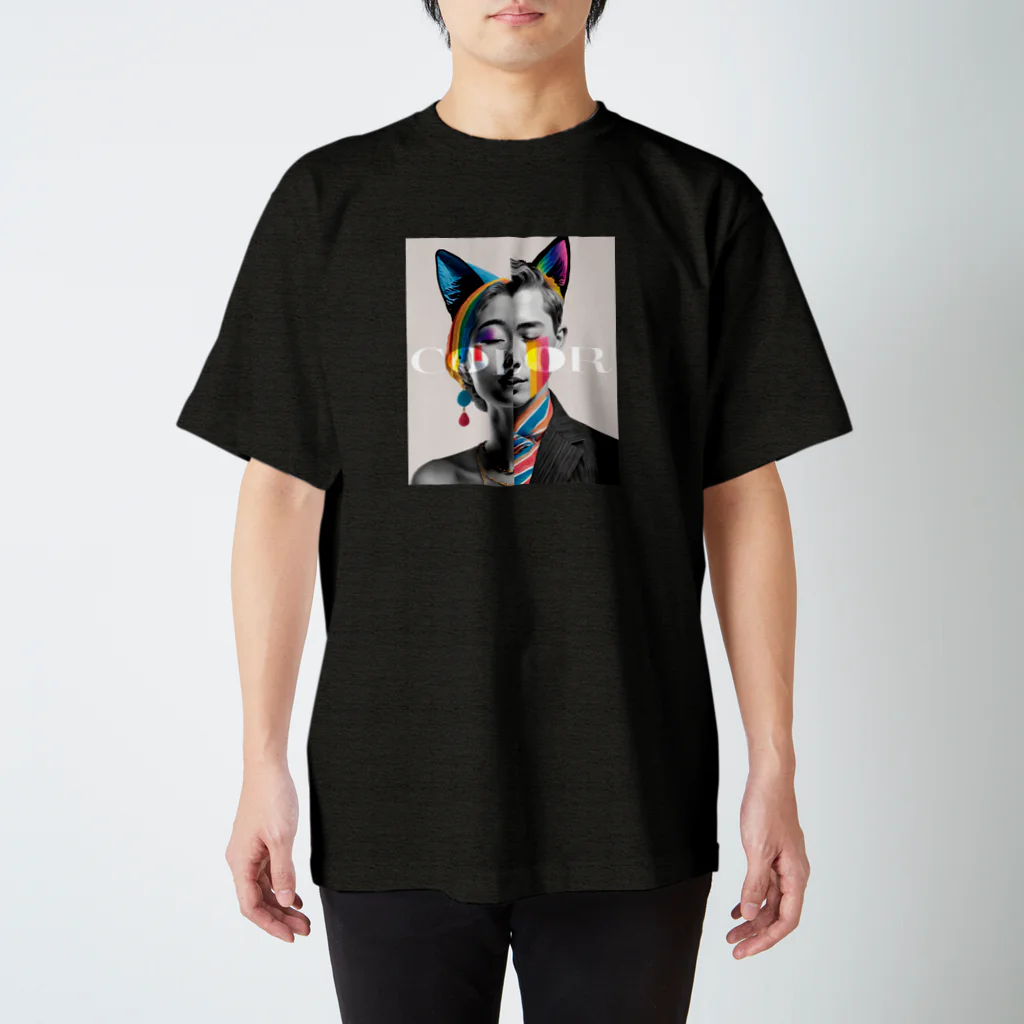 猫神のcolor スタンダードTシャツ