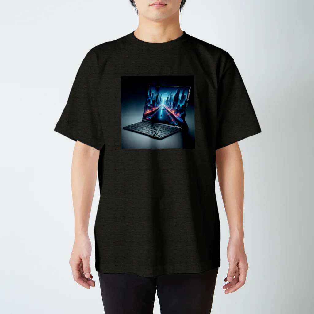 stingrazeのFuturistic Foldable Laptop スタンダードTシャツ