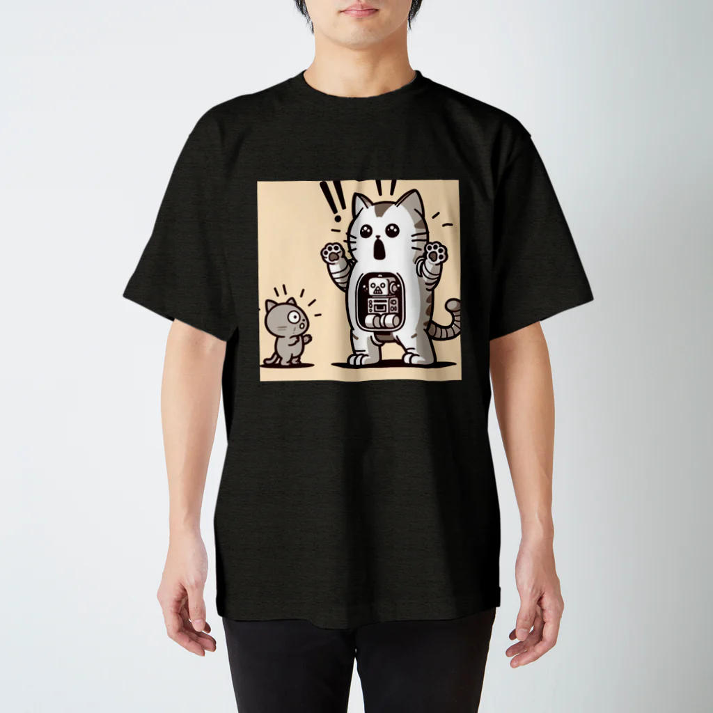 ロボなねこちゃんのサプライズねこット スタンダードTシャツ