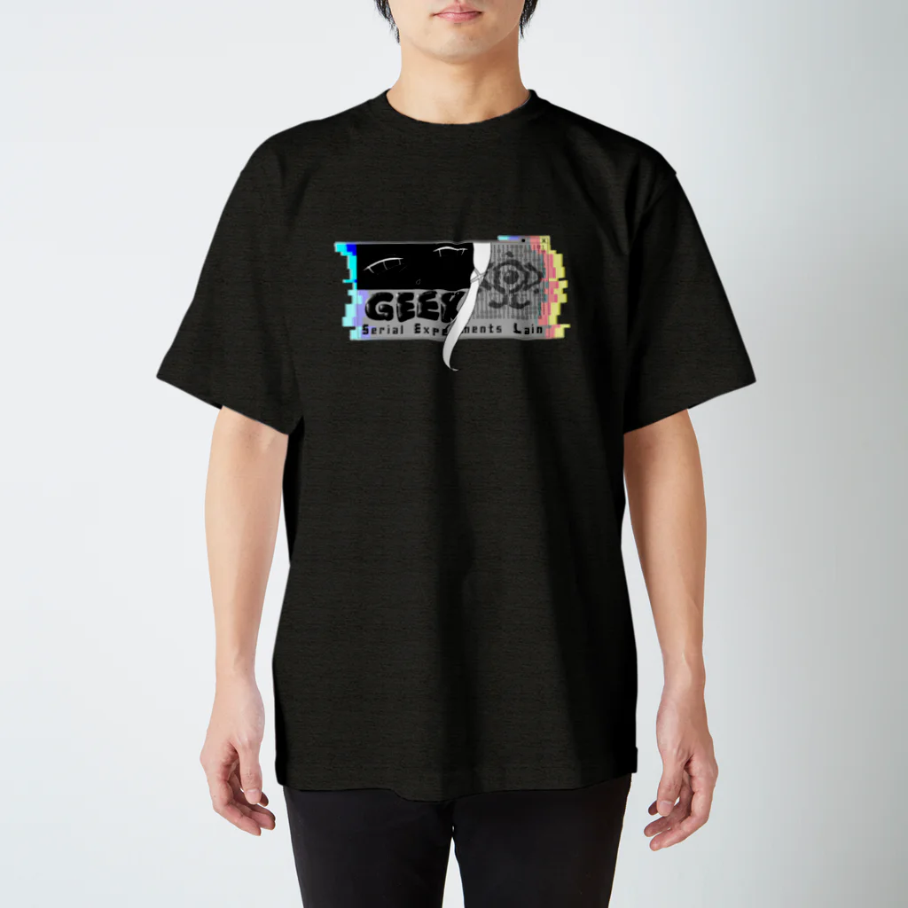 dohtak0000のSerialExperimentsLain Geek Regular Fit T-Shirt