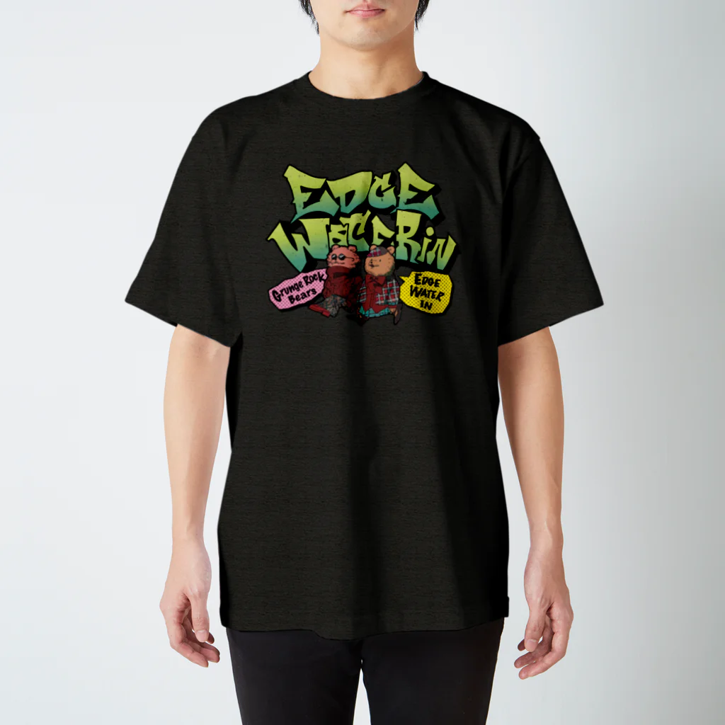 EDGE WATER IN officialのEDGE WATER IN Bears&Graffiti Art Logo Tee-type4- Regular Fit T-Shirt