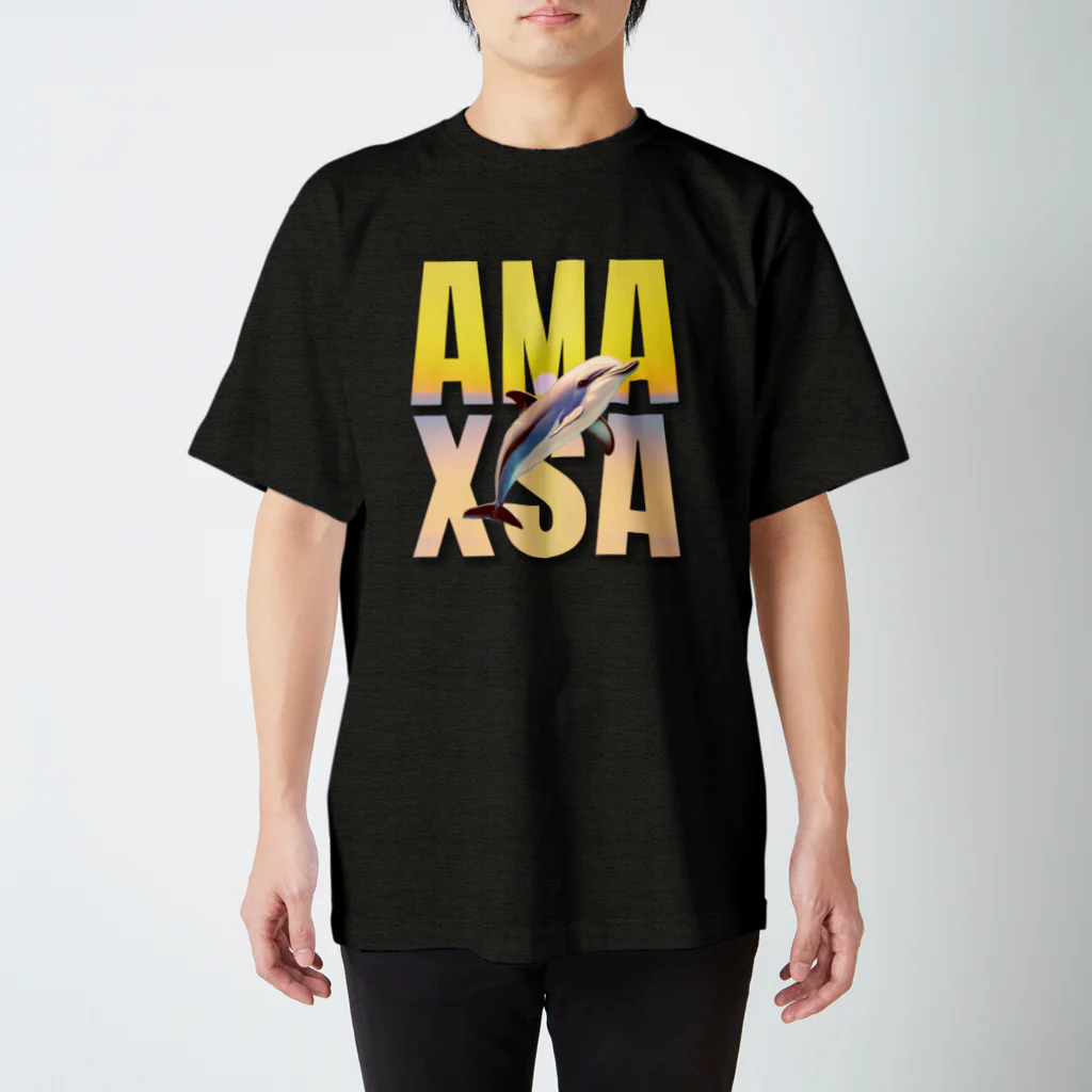 H.webPのAmaxsaイルカウォッチング-nostalgia Regular Fit T-Shirt