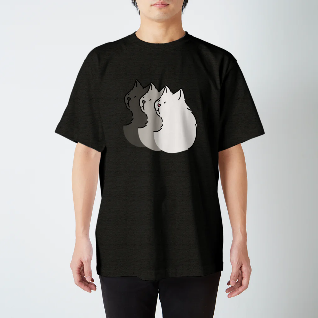 きなこしあんこのグラデ猫 Regular Fit T-Shirt