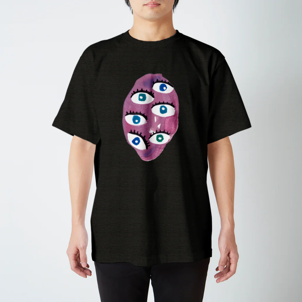 megumiillustrationのmanyeyes スタンダードTシャツ