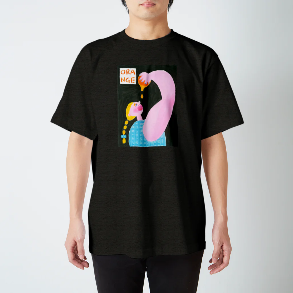 YA MARKETの手搾りオレンジジュース Regular Fit T-Shirt