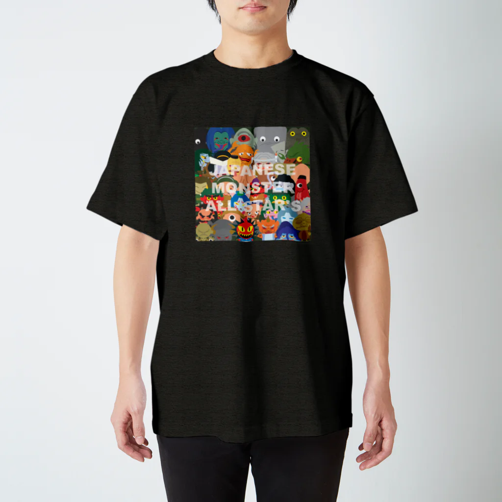 デザインオフィスWA-plusのJAPANESE MONSTER ALL STAR'S Regular Fit T-Shirt