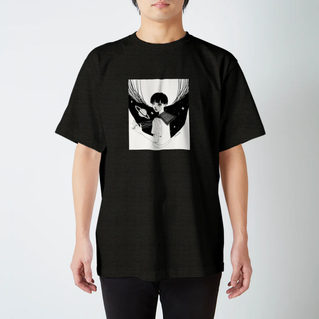 fluoriteplanetの創造の主の黒T Regular Fit T-Shirt