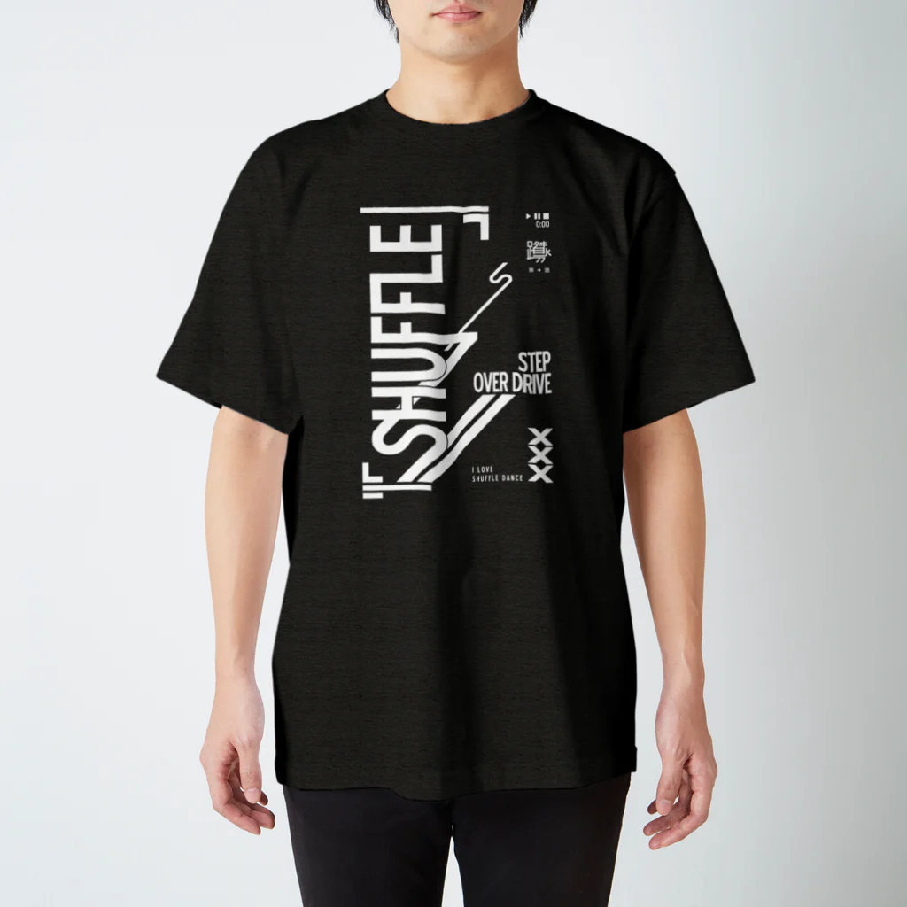 6TanのSHUFFLE DANCE （デザイン白）  スタンダードTシャツ