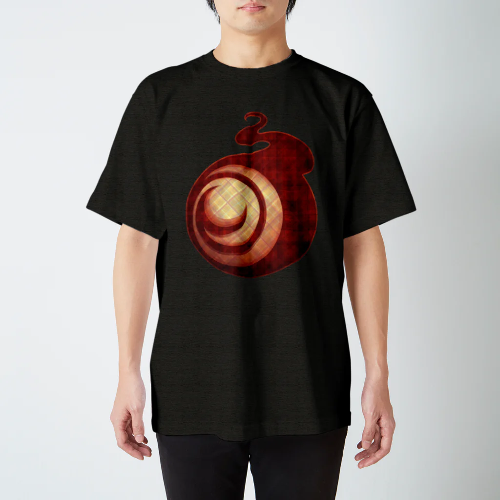 ㈱山口敏太郎タートルカンパニーのタートルカンパニー・ビッグアイ【チェック柄-赤】 Regular Fit T-Shirt