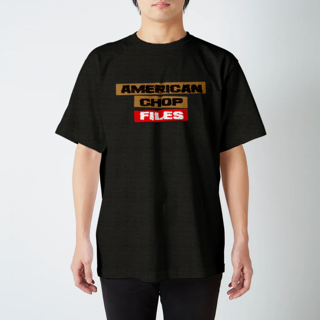 b.n.d [街中でもラグビーを！]バインドの〝AMERICAN CHOP FILES〟　文字 Regular Fit T-Shirt