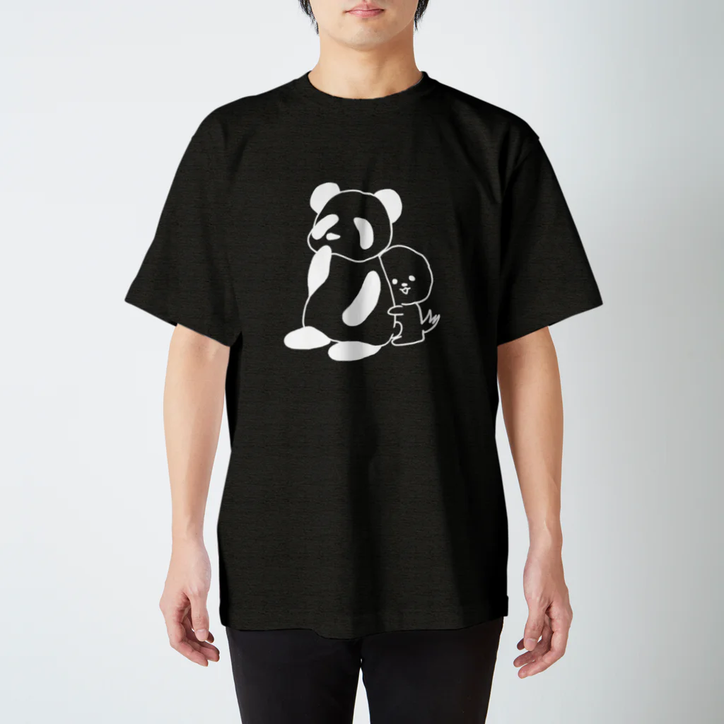 もふもの白黒 Regular Fit T-Shirt