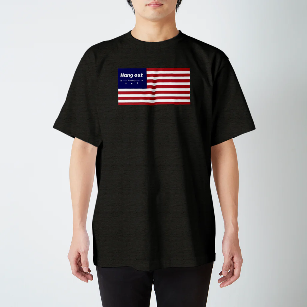 C.B.Aのhang outビックロゴTシャツ Regular Fit T-Shirt