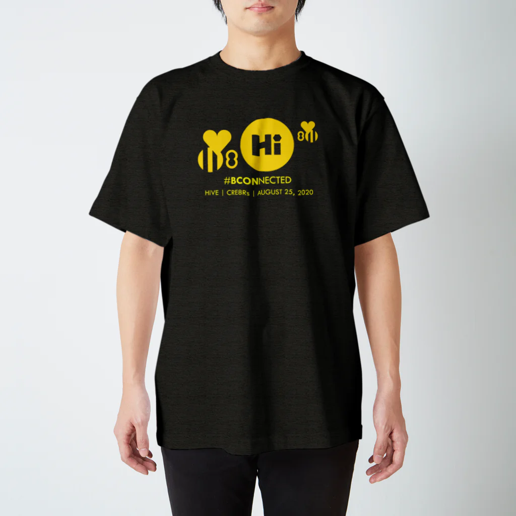 HiVEの【チャリティ】HiVE | CRE8Rs Tシャツ （YLWプリント） スタンダードTシャツ