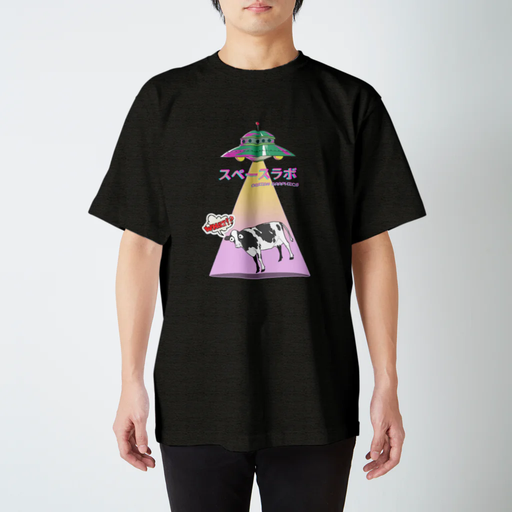 SpaceLabDesignのスペース牛 Regular Fit T-Shirt