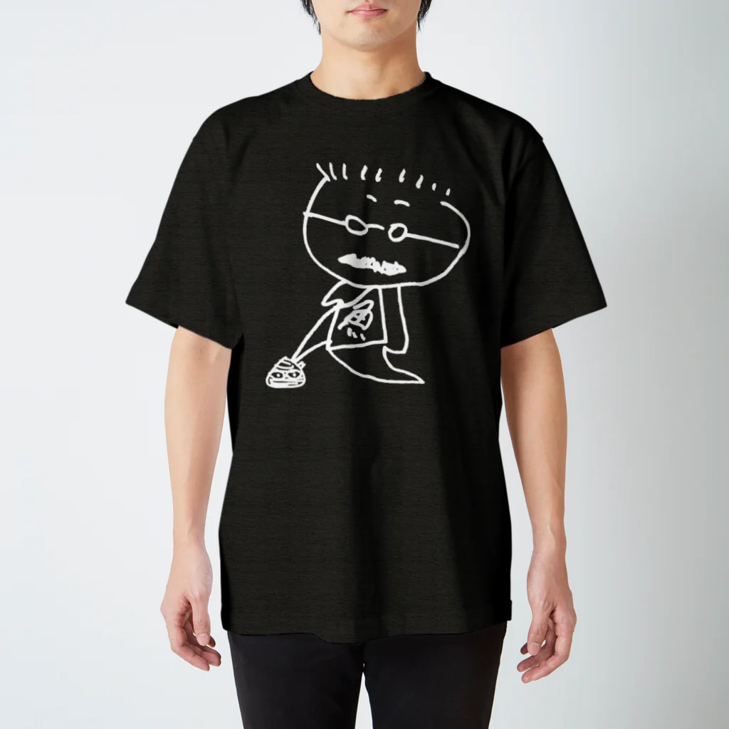 3rd Shunzo's boutique熊猫屋 の魚オヤジとハマグリちゃん スタンダードTシャツ