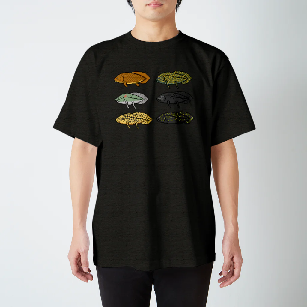 華廠楼(かしょうろう)のドット絵怪魚　肺魚 Regular Fit T-Shirt