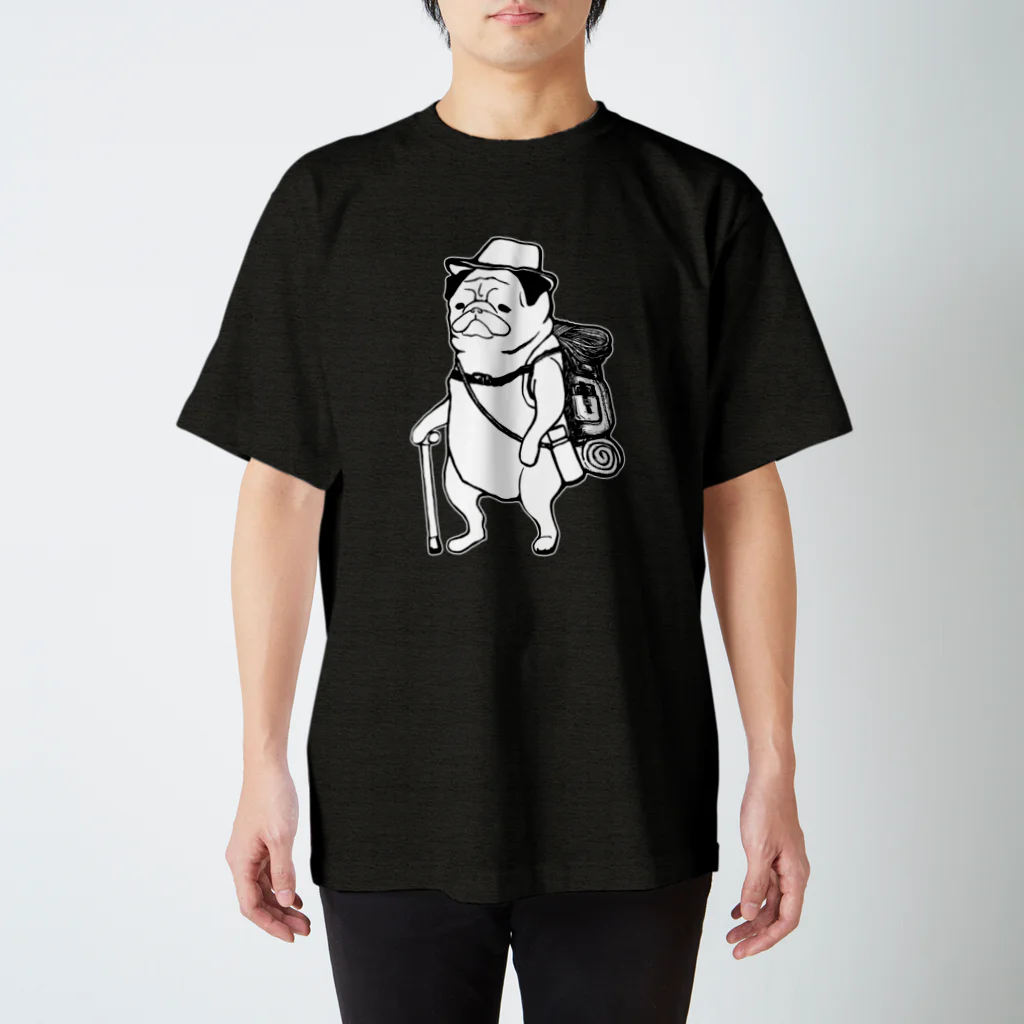 パグのお店＠nishibiworks&PUGSのパグ隊長 Regular Fit T-Shirt