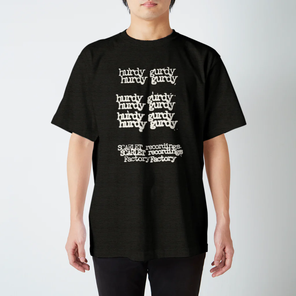 SCARLET recordings FactoryのCheap gurdy White Regular Fit T-Shirt