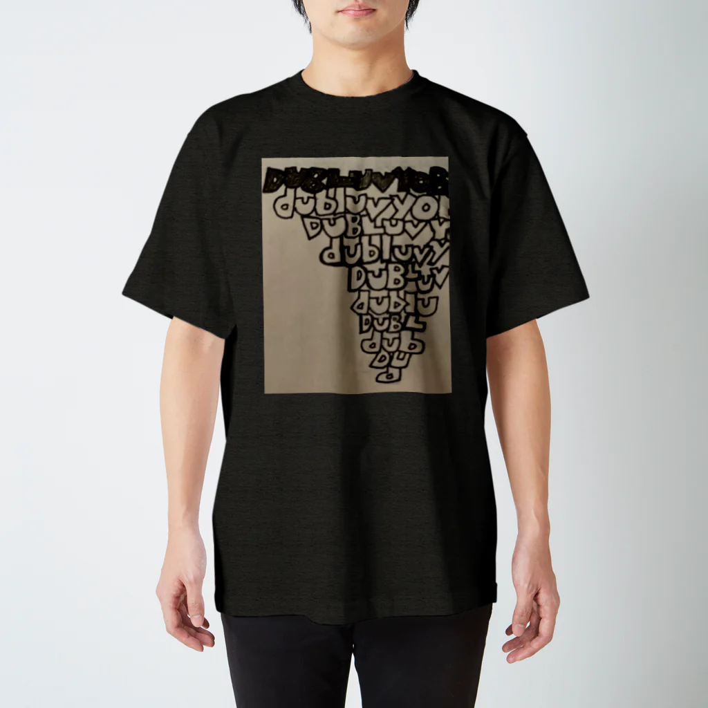 dubluvyobsダブラヴヨブス のdubluvyobs Upside Down Triangle スタンダードTシャツ