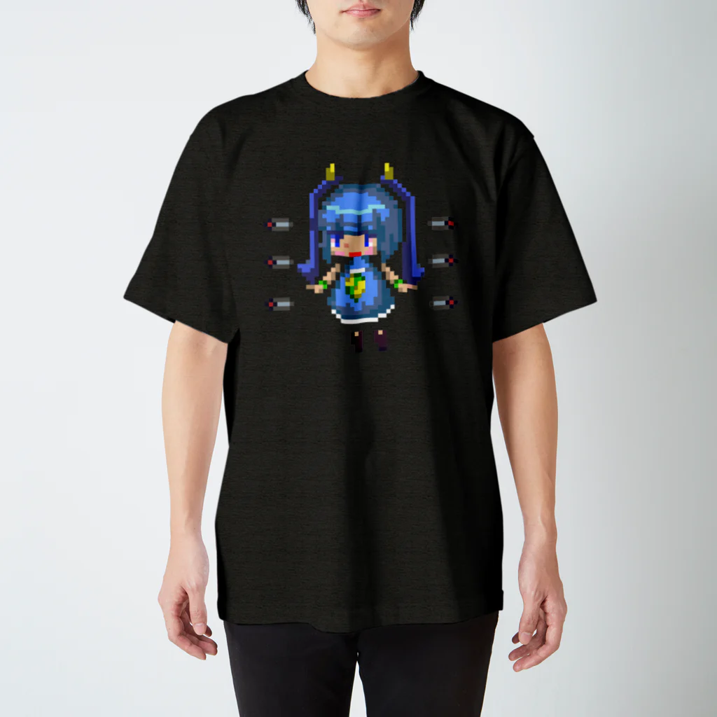 ねぎまぐろ屋のドット絵アリティちゃん スタンダードTシャツ