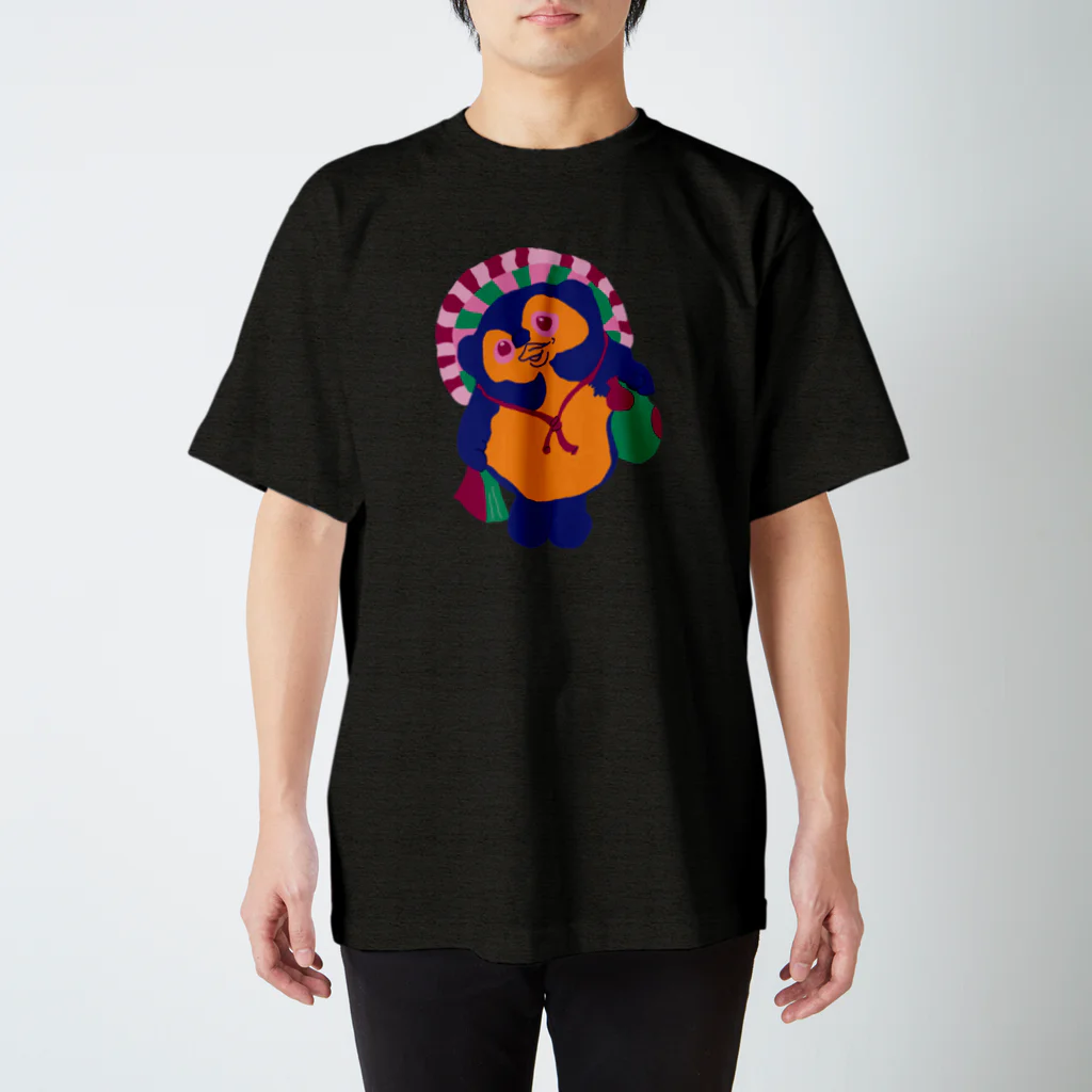 きゃぴちゅファクトリーのカラフル信楽たぬき Regular Fit T-Shirt