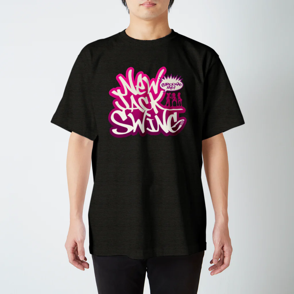 FOXY COLORSのNew Jack Swing pink スタンダードTシャツ