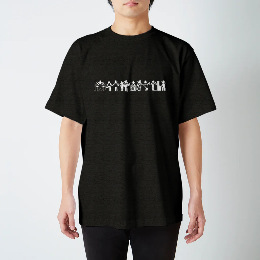 country music house !のCountry Music Pictogram3 Regular Fit T-Shirt
