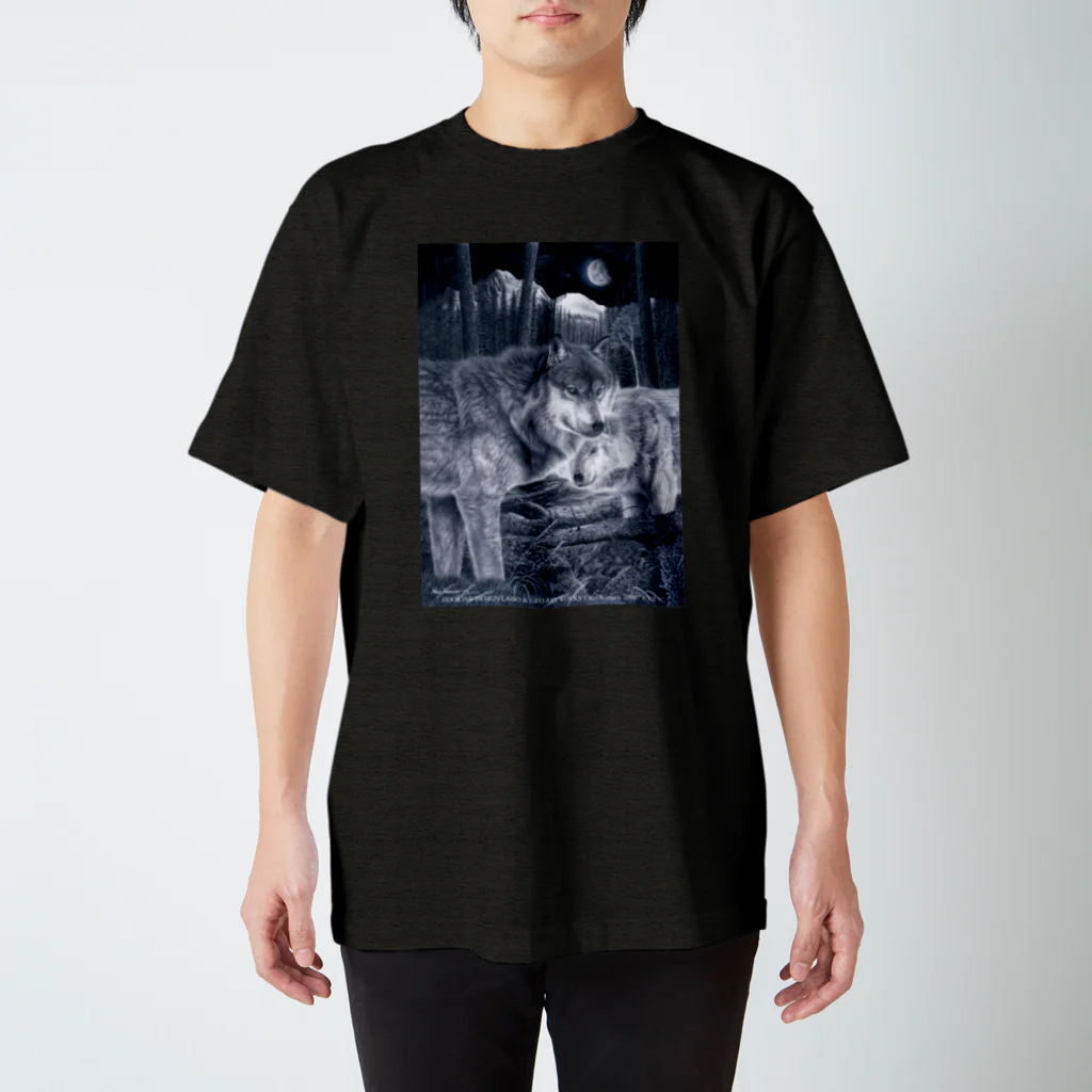 アラスカ野生動物画家きむらけいのE​Y​E​S​ ​-​視​線​- Regular Fit T-Shirt